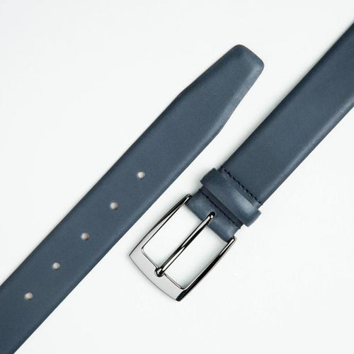 Leather Belt Navy - Ibex