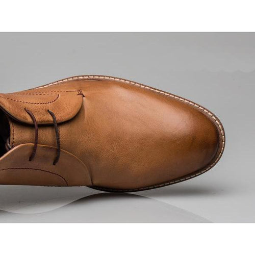 Leather Chukka Boot Tan - London Brogues