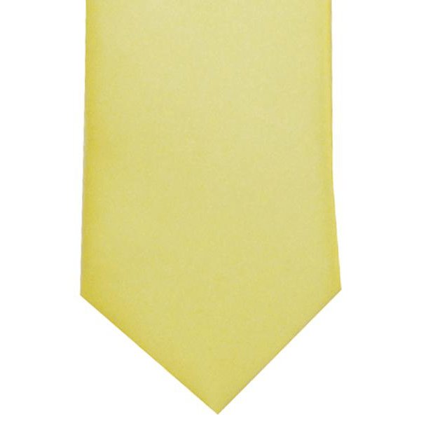 Lemon Satin Tie - Leonard Silver