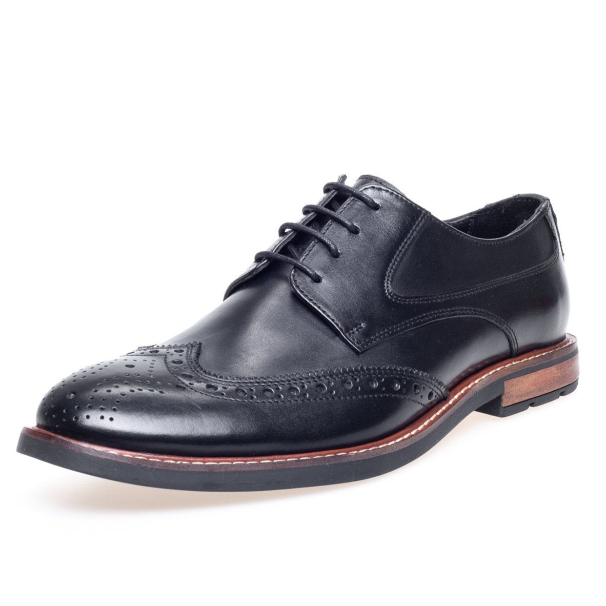 Leo Black Brogue - John White Shoes