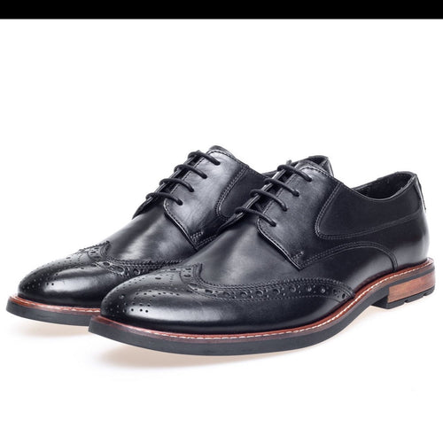 Leo Black Brogue - John White Shoes