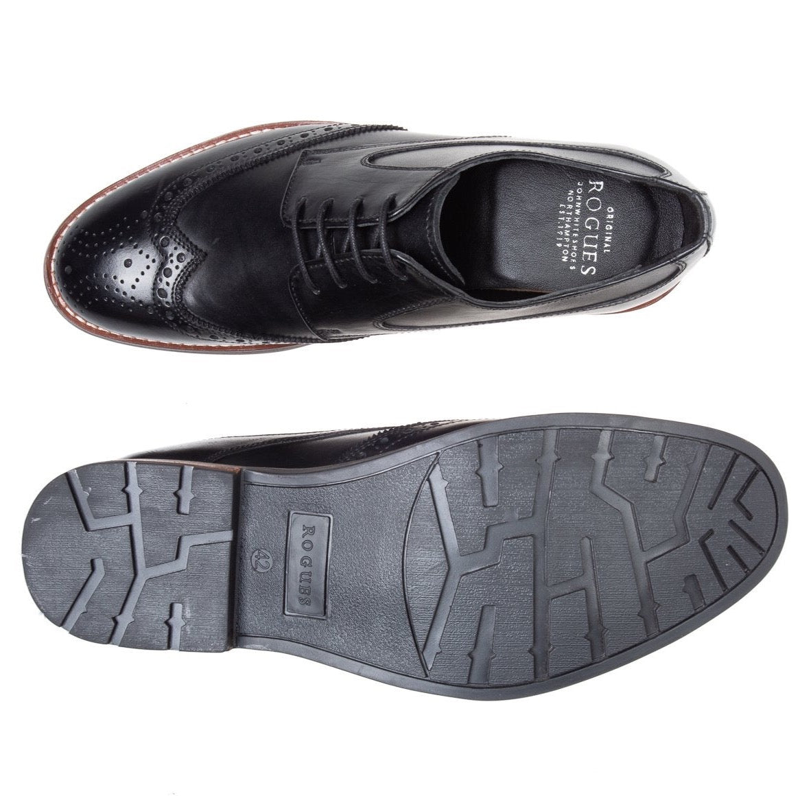 Leo Black Brogue - John White Shoes