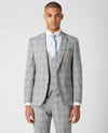 Light Grey Check Suit - Remus Uomo