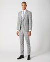 Light Grey Check Suit - Remus Uomo