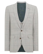 Light Grey Check Wool Suit - Remus Uomo