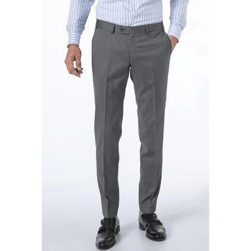 Light Grey Wool Trouser - Hiltl