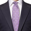 Lilac Floral Silk Tie - Eton Shirts