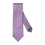 Lilac Floral Silk Tie - Eton Shirts