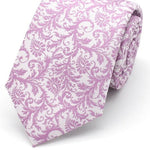 Lilac Floral Tie Set - Leonard Silver