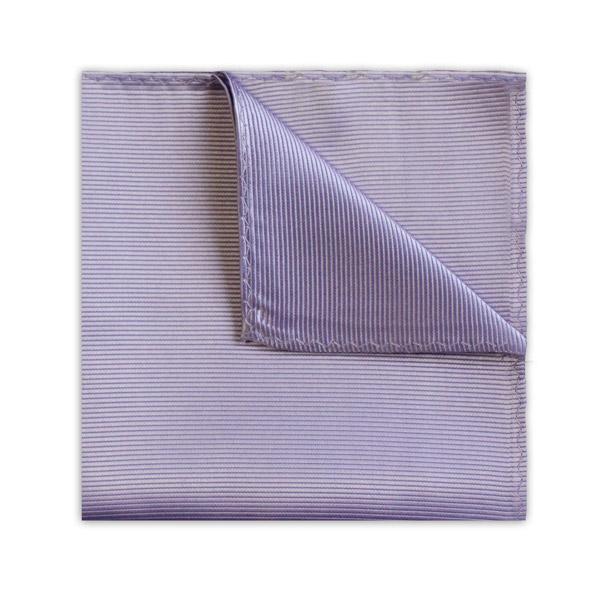 Lilac Pocket Square - Leonard Silver