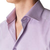 Lilac Textured Shirt - Eton Shirts