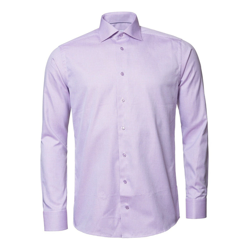 Lilac Textured Shirt - Eton Shirts