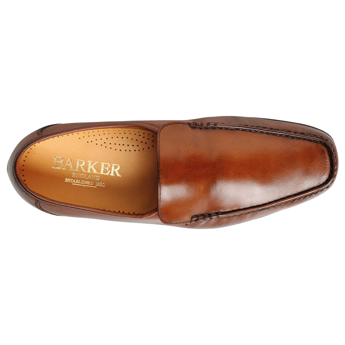 Mens Barker Shoes, Javron, Brown - Barker