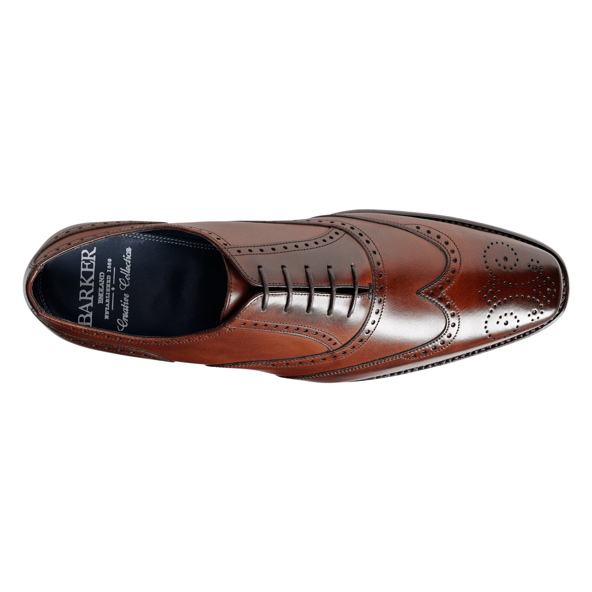 Mens Barker Shoes, Johnny, Brown - Barker