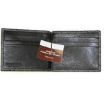 Mens Silvano Biagini Money Clip, Card Holder, Crocodile Print, Grey - Silvano Biagini