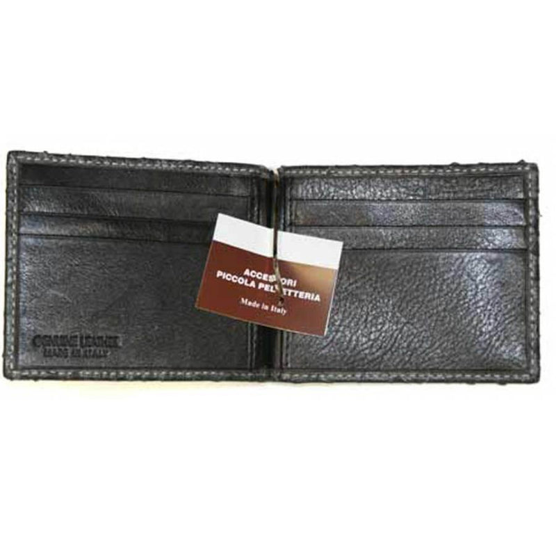 Mens Silvano Biagini Money Clip, Card Holder, Crocodile Print, Grey - Silvano Biagini