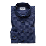 Micro Print Poplin Shirt - Eton Shirts