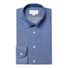 Mid Blue Cotton Linen Shirt - Eton Shirts
