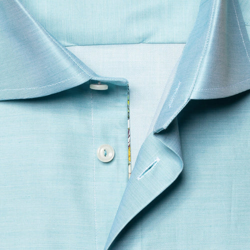 Mint Green Signature Twill Shirt - Eton Shirts