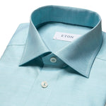 Mint Green Signature Twill Shirt - Eton Shirts