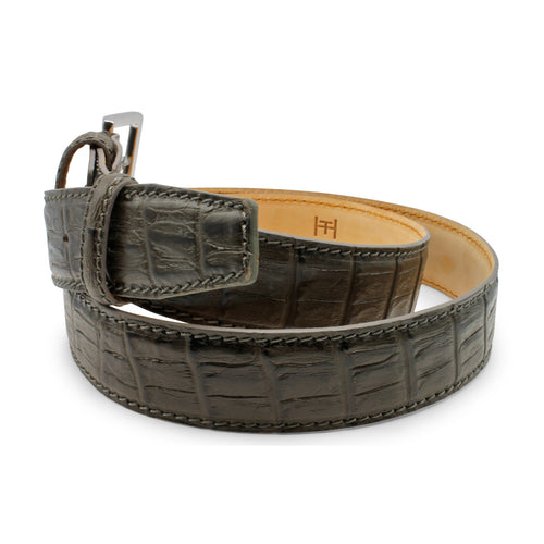 Mock Croc Belt Anthracite - Huxley Tanner