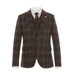 Multi Check Tweed Jacket - Gibson London