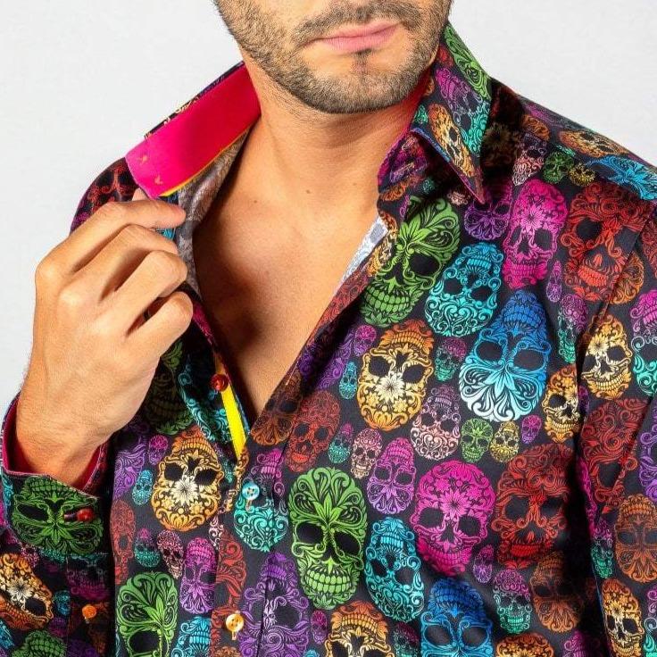 Multi Colour Skulls Shirt Multi Colour Skulls Shirt