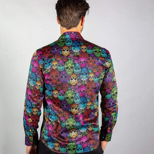 Multi Colour Skulls Shirt - Claudio Lugli