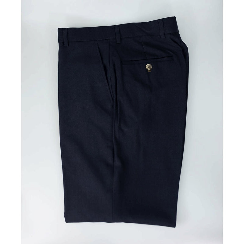 Navy 3 Piece Suit - Leonard Silver