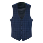 Navy Check Suit - Remus Uomo