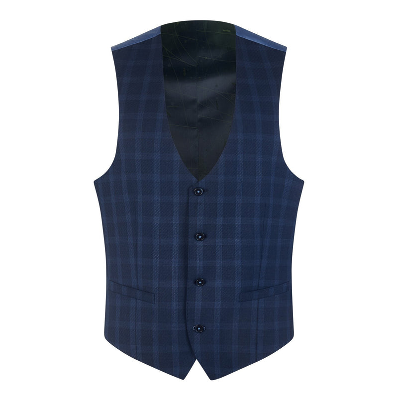 Navy Check Suit - Remus Uomo