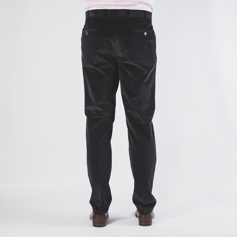 Navy Corduroy Trousers - Hiltl