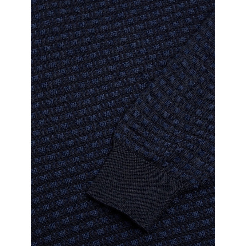 Navy Crew Neck Sweater - Remus Uomo