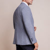 Navy Gingham Check Suit - Leonard Silver