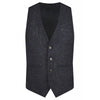 Navy Multi Fleck Tweed Waistcoat - Torre