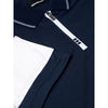 Navy Short Sleeve Knit Polo - Remus Uomo