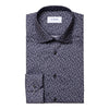 Navy Vine Print Shirt - Eton Shirts