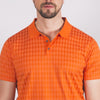Orange Jersey Polo Shirt - Karl Lagerfeld