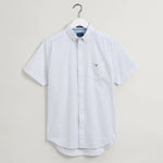 Oxford Micro Print Shirt White - Gant