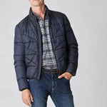 Padded Technical Jacket Navy - Florentino