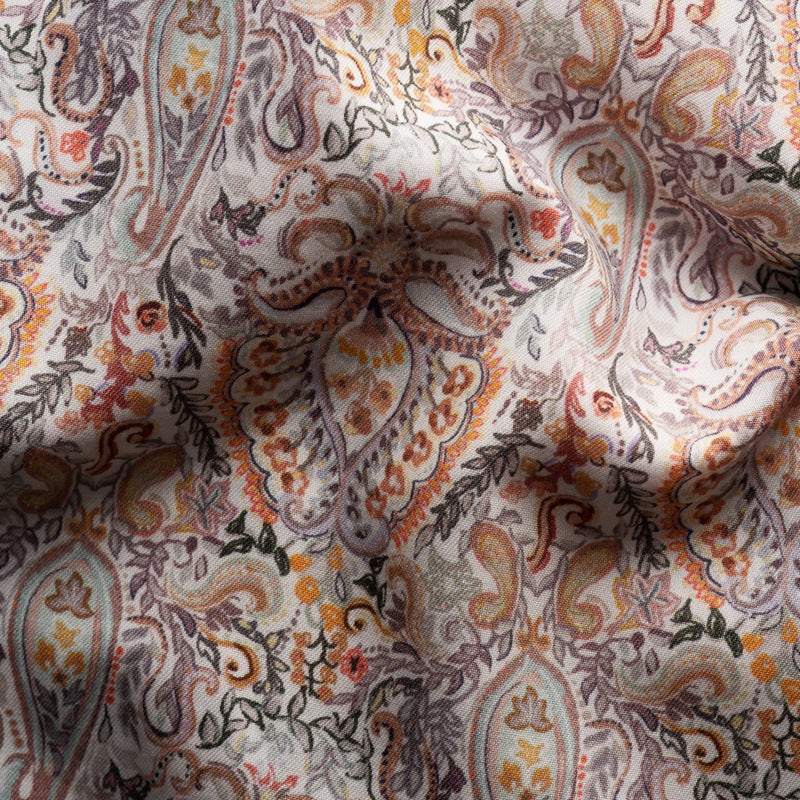 Paisley Cotton Tencel Shirt - Eton Shirts