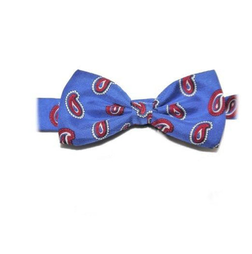 Paisley printed silk bow tie - Knightsbridge