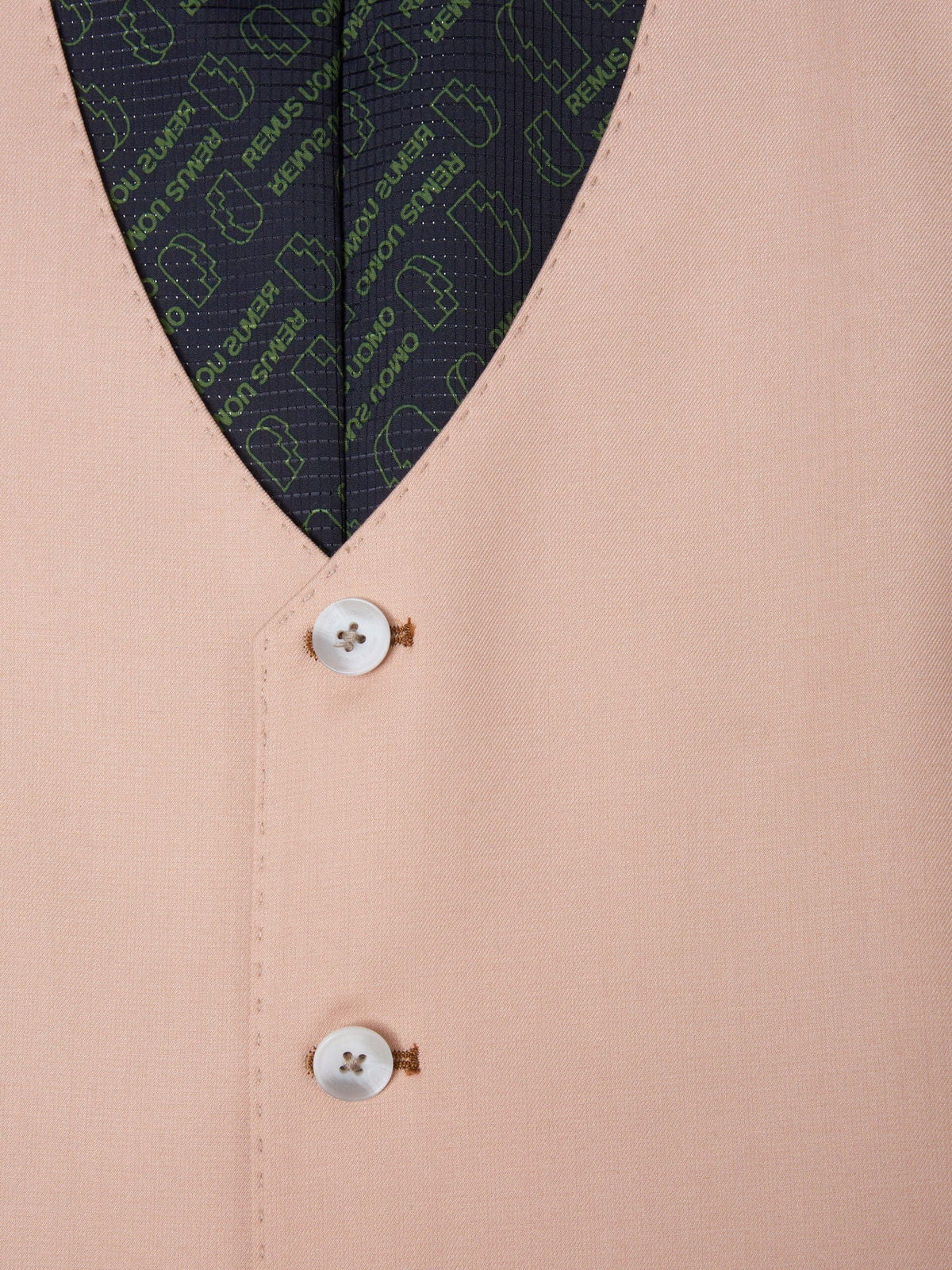Pale Pink Lanito 3 Piece Suit - Remus Uomo