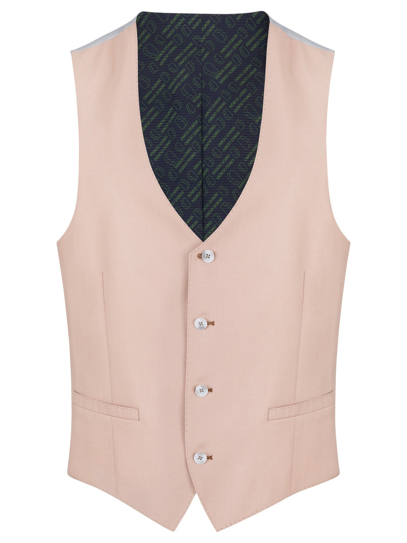 Pale Pink Lanito 3 Piece Suit - Remus Uomo