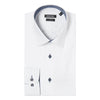 Parker Navy Button White Shirt - Remus Uomo