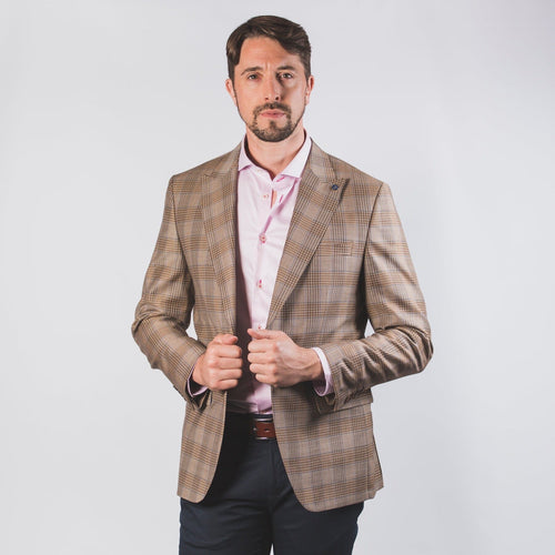 Patrick Brown Check Jacket - John Victor