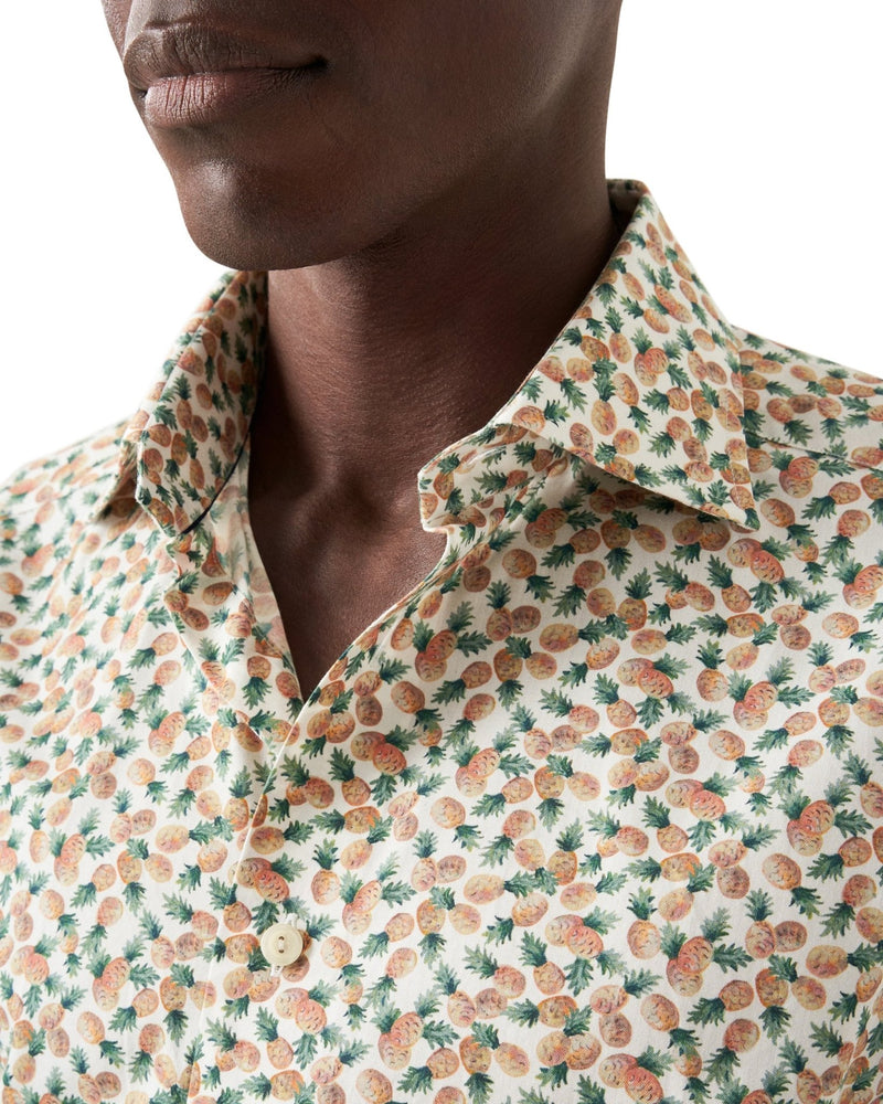 Pineapple Print Shirt - Eton Shirts