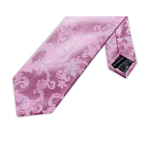 Pink Floral Tie - Knightsbridge