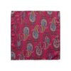 Pink-Paisley Pattern Pocket Square - Eton Shirts