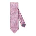 Pink Paisley Silk Tie - Eton Shirts